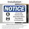 Signmission 3.5 in Height, 5 in Width, Vinyl Decal, Rectangle OS-2PACK-NS-D-35-L-12303 - alternate 5